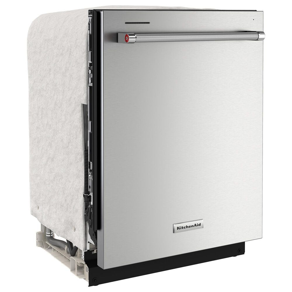 KitchenAid 24″ Fully-Integrated Built-In Dishwasher with 30 Total Wash Jets in PrintShield Stainless Steel