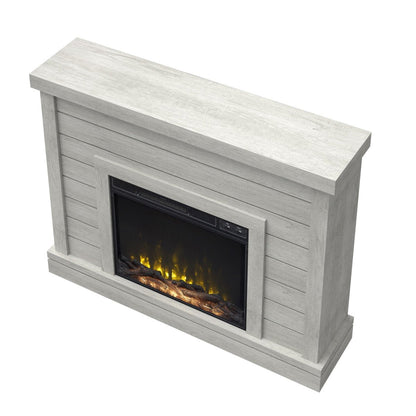 Alaya Wall Mounted Electric Fireplace Sand & Stable Finish