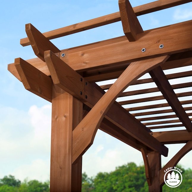 Backyard Discovery 10′ x 12′ Cedar Pergola