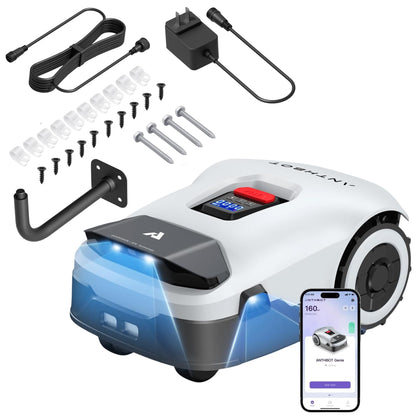 ANTHBOT Robot Lawnmower NO Wire - 3000m², Full Band RTK+4-Eye Vision Robotic Lawn Mower, Automatic Mapping, 30 Multi-zone Management, Accurate Obstacle Avoidance, APP Control