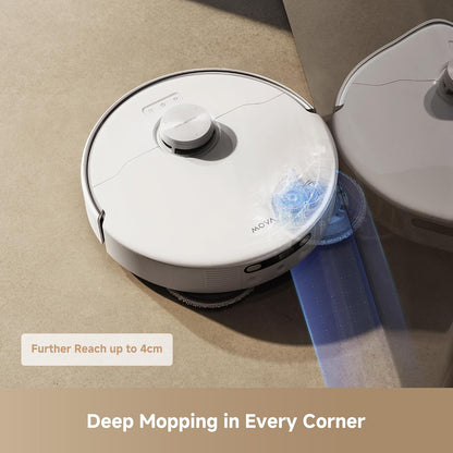 MOVA P50 Pro Ultra Robot Vacuum with 19000Pa Suction, White