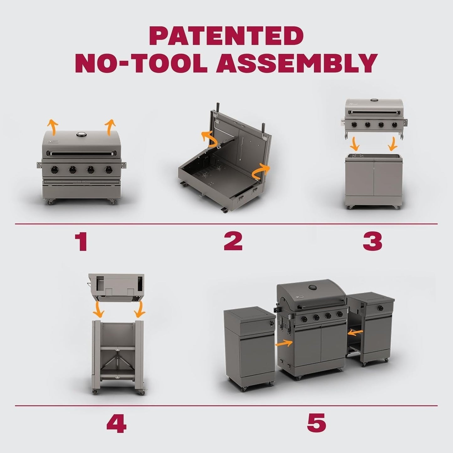 TYTUS Fresno Series 5 Burner Grill TDT-021