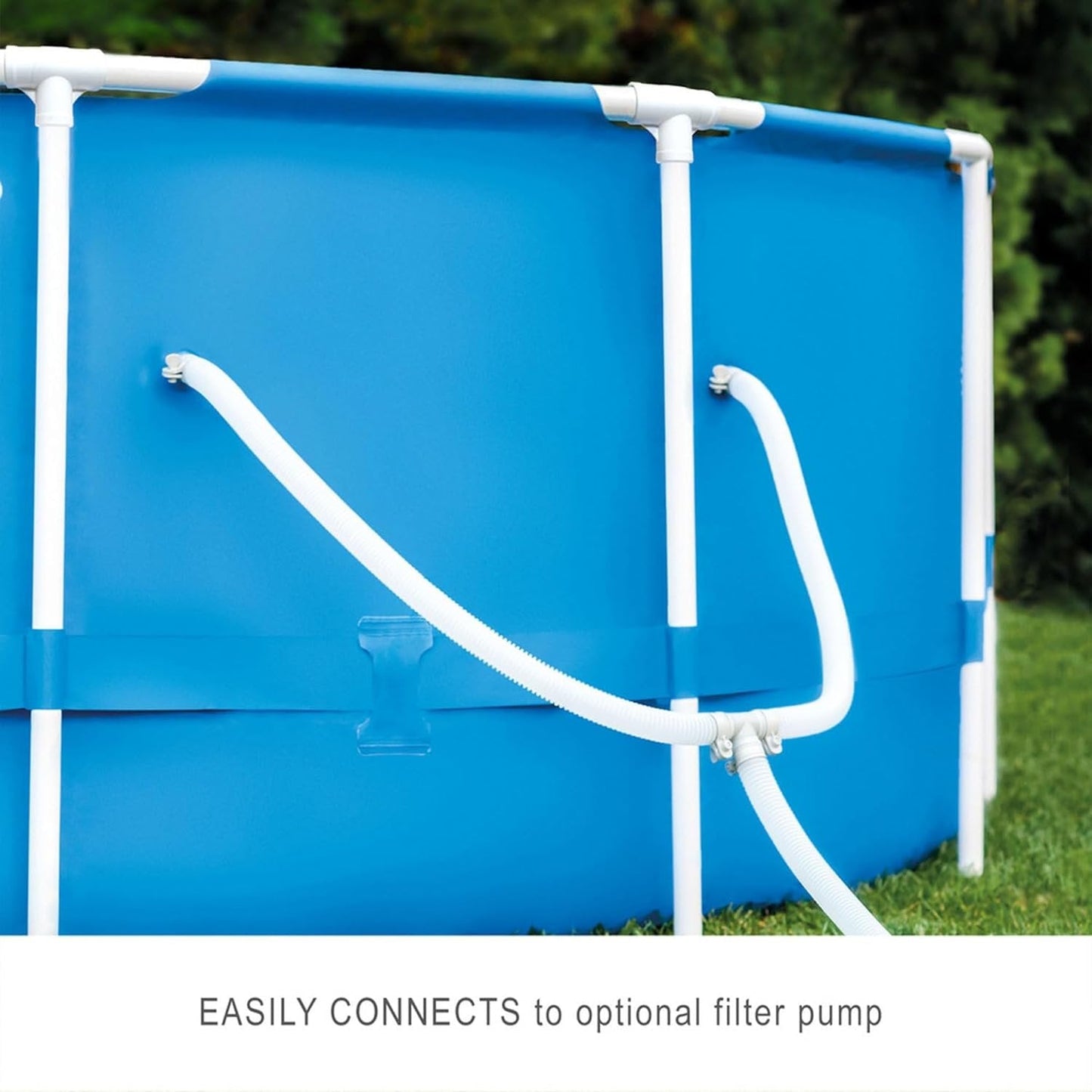 Intex 15′ x 48′ Metal Frame Above Ground Pool Set