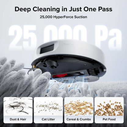roborock Qrevo 2 Pro Robot Vacuum Cleaner with Mop, 25,000 Pa HyperSuction