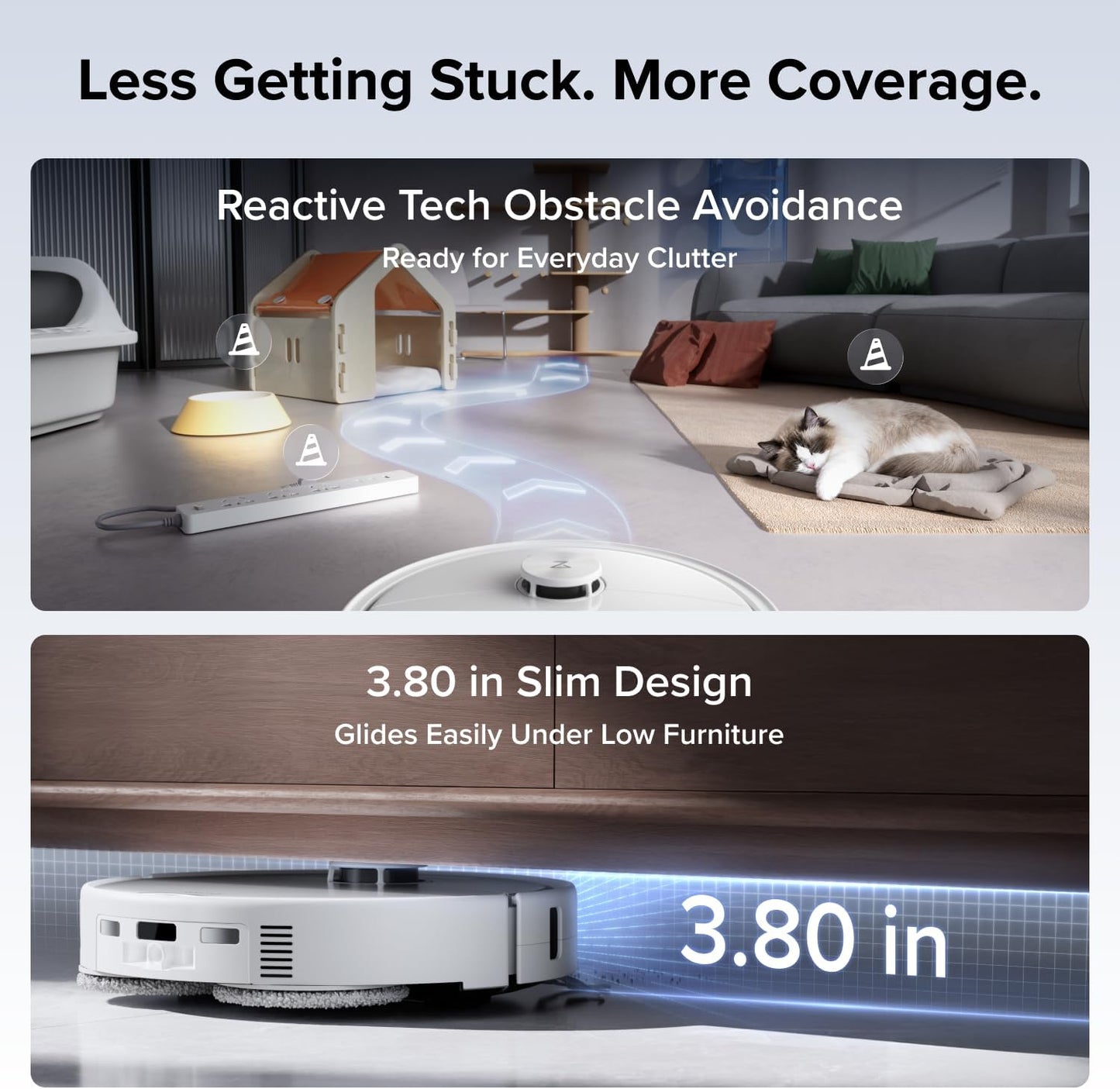 roborock Qrevo 2 Pro Robot Vacuum Cleaner with Mop, 25,000 Pa HyperSuction