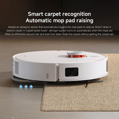 XIAOMI Robot Vacuum X20 Pro – Smart 2-in-1 Vacuum & Mop with Auto-Empty Dock, AI Obstacle Avoidance, 8000Pa Suction, LDS Laser Navigation, App & Voice Control, UK Version – White