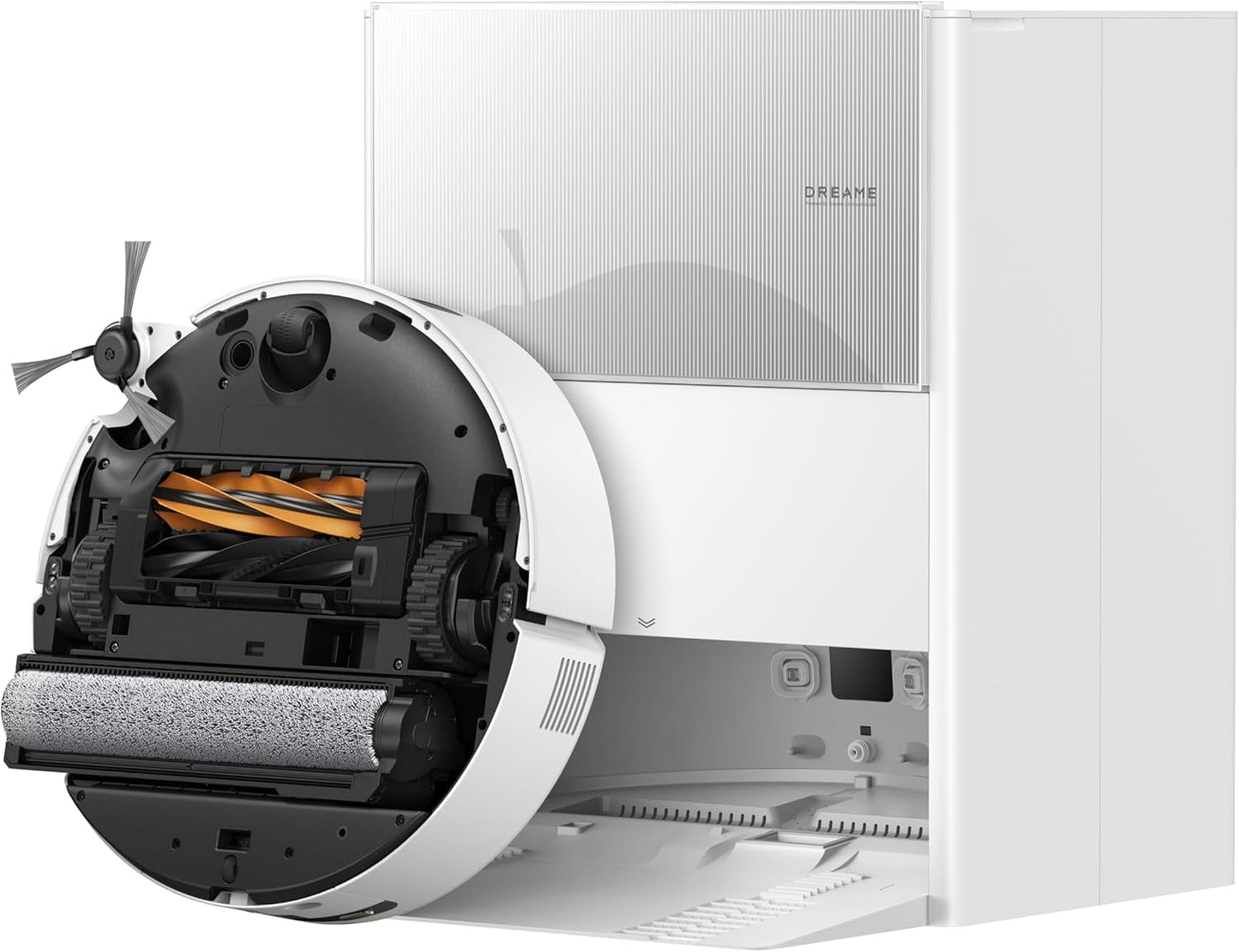 DREAME Aqua10 Ultra Roller Robot Vacuum Cleaner, 30000 Pa, Self-Cleaning Spring and Pull-Out Scooter, Heat Wash and Dry, Carpet Protection, AI Camera and