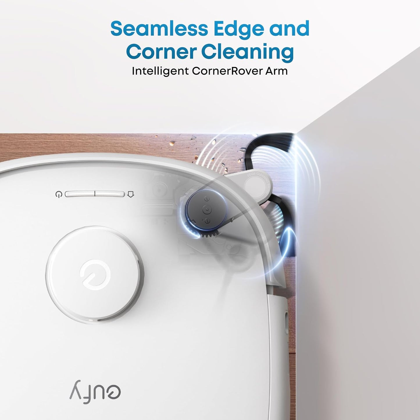 eufy E25 Omni, Robot Vacuum Cleaner with Mop,HydroJet Self-Clean Roller Mop