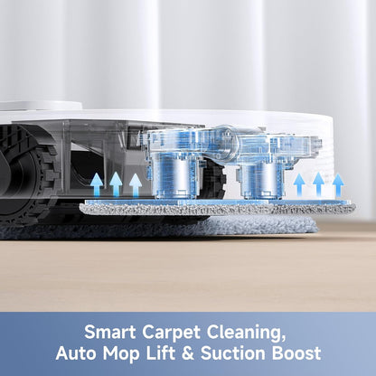 MOVA E40 Ultra Robot Vacuum and Mop, 19000Pa Suction & Anti-Tangle Brushes