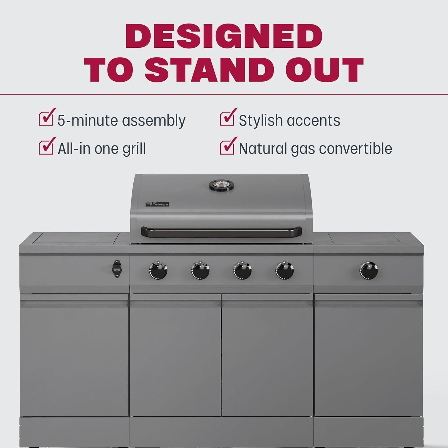 TYTUS Fresno Series 5 Burner Grill TDT-021