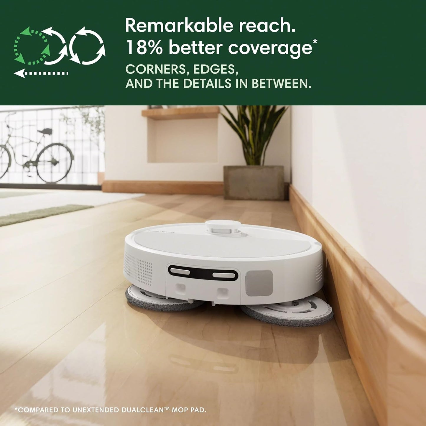 iRobot Roomba® 505 Combo + AutoWash Dock Robot Vacuum Cleaner with Mop Function