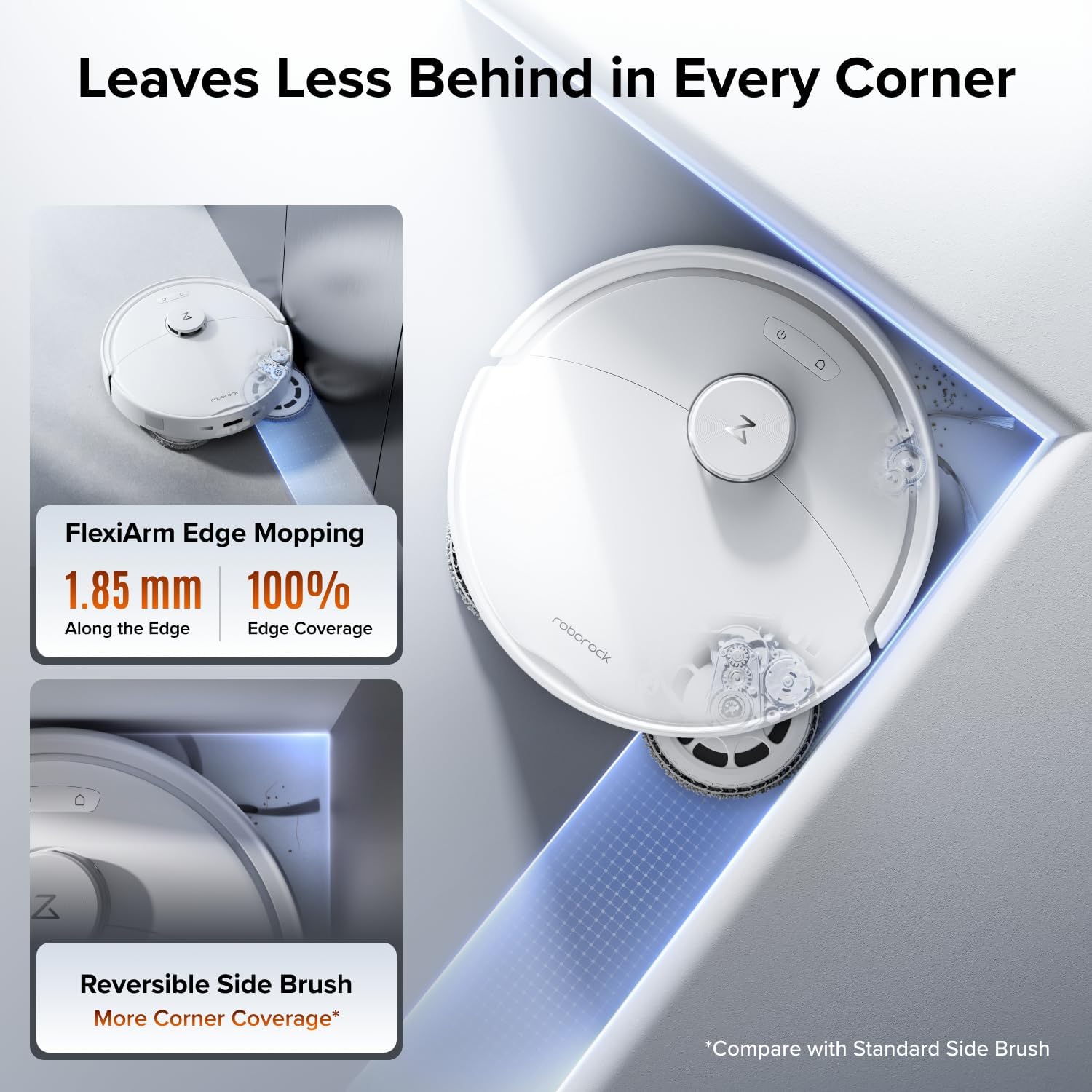 roborock Qrevo 2 Pro Robot Vacuum Cleaner with Mop, 25,000 Pa HyperSuction