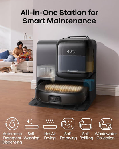 eufy E28 Omni,Robot Vacuum Cleaner with Mop, Portable Deep Cleaner