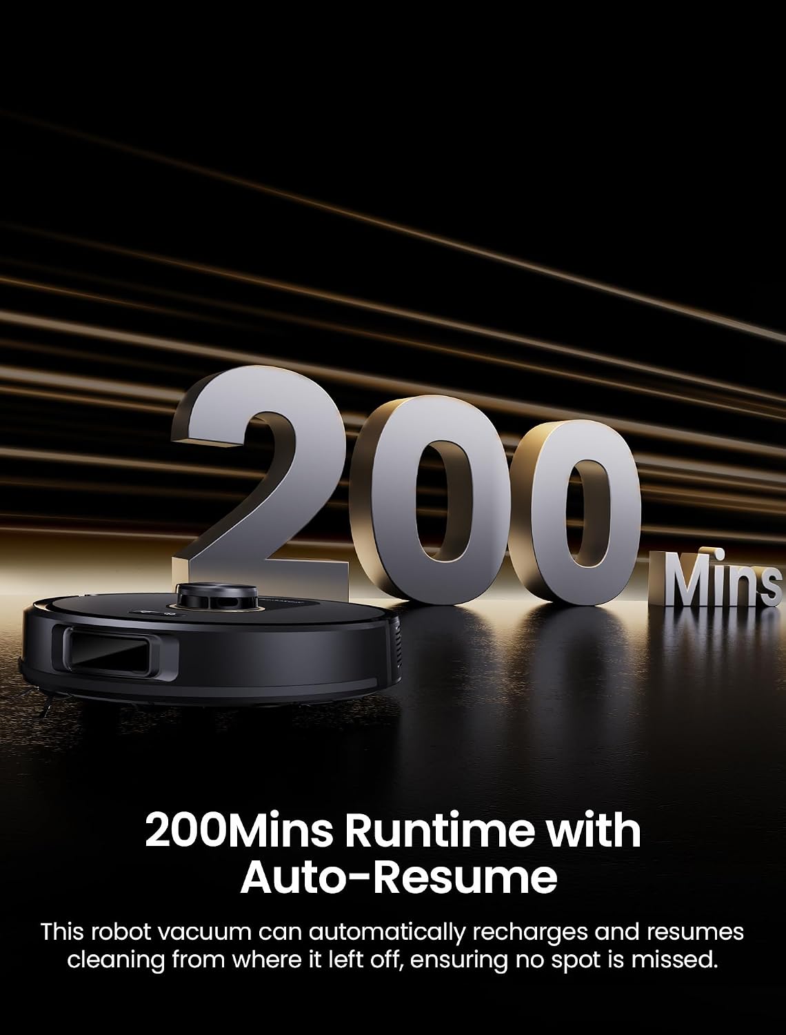 Proscenic Q20 Plus Robot Vacuum Cleaner with Mop, Multi-Cyclone Bagless Self Emptying Docking Station, 10000pa/180min Runtime, Lidar Navigation, Robotic Vacuum for Pet Hair, Carpet and Hard Floor