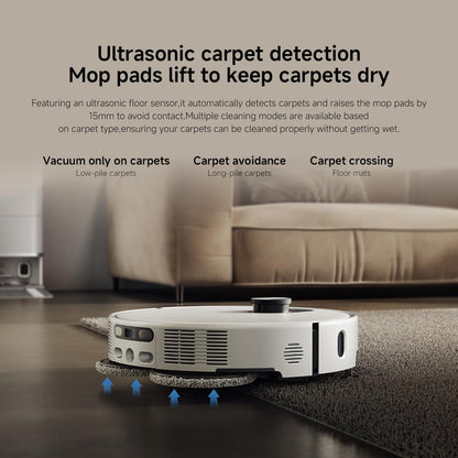 XIAOMI 5 Robot Vacumm Cleaner with Mop, 20000 Pa, Lifting dToF Navigation
