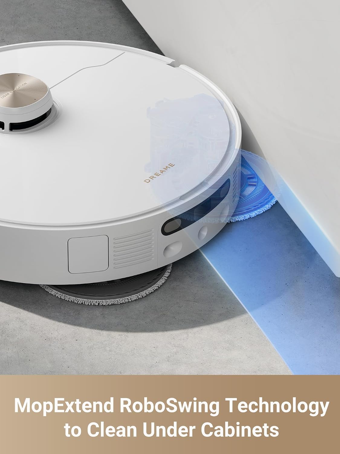 dreame L40 Ultra Robot Vacuum Cleaner with Mop, 11000 Pa, 65°C Hot Water Auto Mop Washing & Drying, Extendable and Liftable Side Brush, Automatic Emptying, App & Voice Control