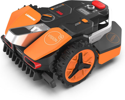 WORX Landroid Vision M600 Robotic Lawnmower WR206E.1 for Gardens up to 600 m² - Intelligent Robotic Lawnmower without Boundary Cable - WiFi & Bluetooth - Active Obstacle Avoidance with AI Technology -