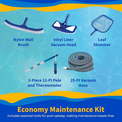 Blue Wave Belize 15′ Round Above Ground Pool