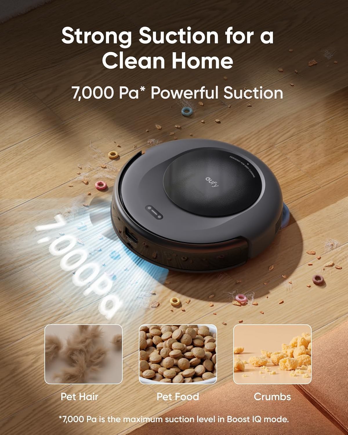 eufy C20 Omni, Robot Vacuum Cleaner With Mop, All-in-One Station,Ultra-Slim