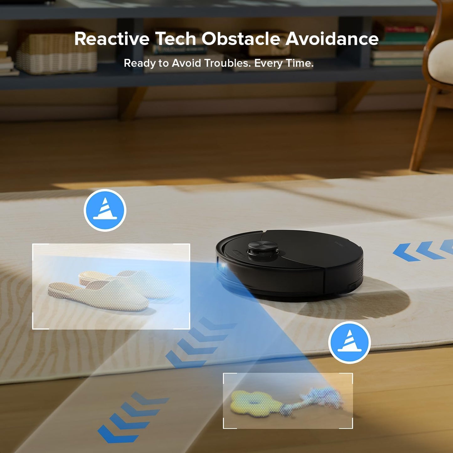 roborock Q10 S5+ Robot Vacuum Cleaner with Mop, 10,000Pa Suction