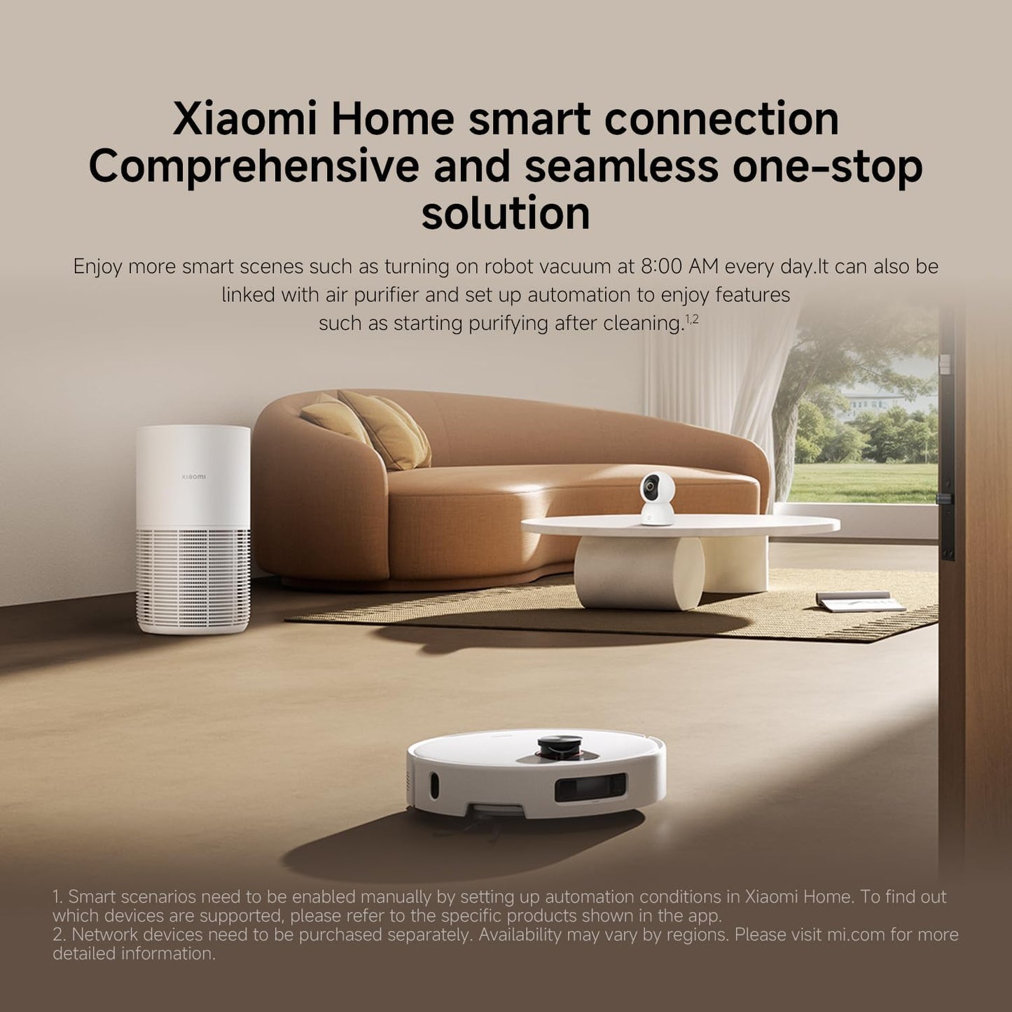 XIAOMI 5 Robot Vacumm Cleaner with Mop, 20000 Pa, Lifting dToF Navigation