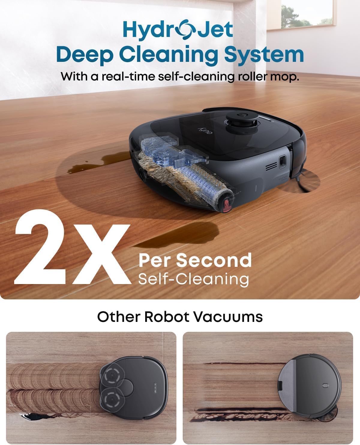 eufy E28 Omni,Robot Vacuum Cleaner with Mop, Portable Deep Cleaner