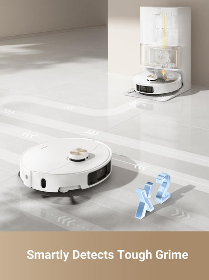 dreame L40 Ultra Robot Vacuum Cleaner with Mop, 11000 Pa, 65°C Hot Water Auto Mop Washing & Drying, Extendable and Liftable Side Brush, Automatic Emptying, App & Voice Control