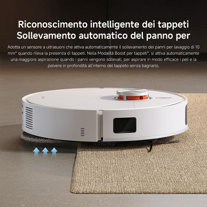 XIAOMI Robot Vacuum X20 Pro – Smart 2-in-1 Vacuum & Mop with Auto-Empty Dock, AI Obstacle Avoidance, 8000Pa Suction, LDS Laser Navigation, App & Voice Control, UK Version – White