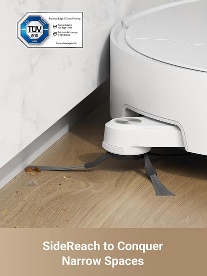 dreame L40 Ultra Robot Vacuum Cleaner with Mop, 11000 Pa, 65°C Hot Water Auto Mop Washing & Drying, Extendable and Liftable Side Brush, Automatic Emptying, App & Voice Control