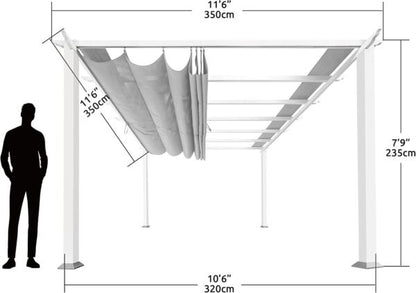 Paragon Outdoor Florence Freestanding Pergola PR100N1