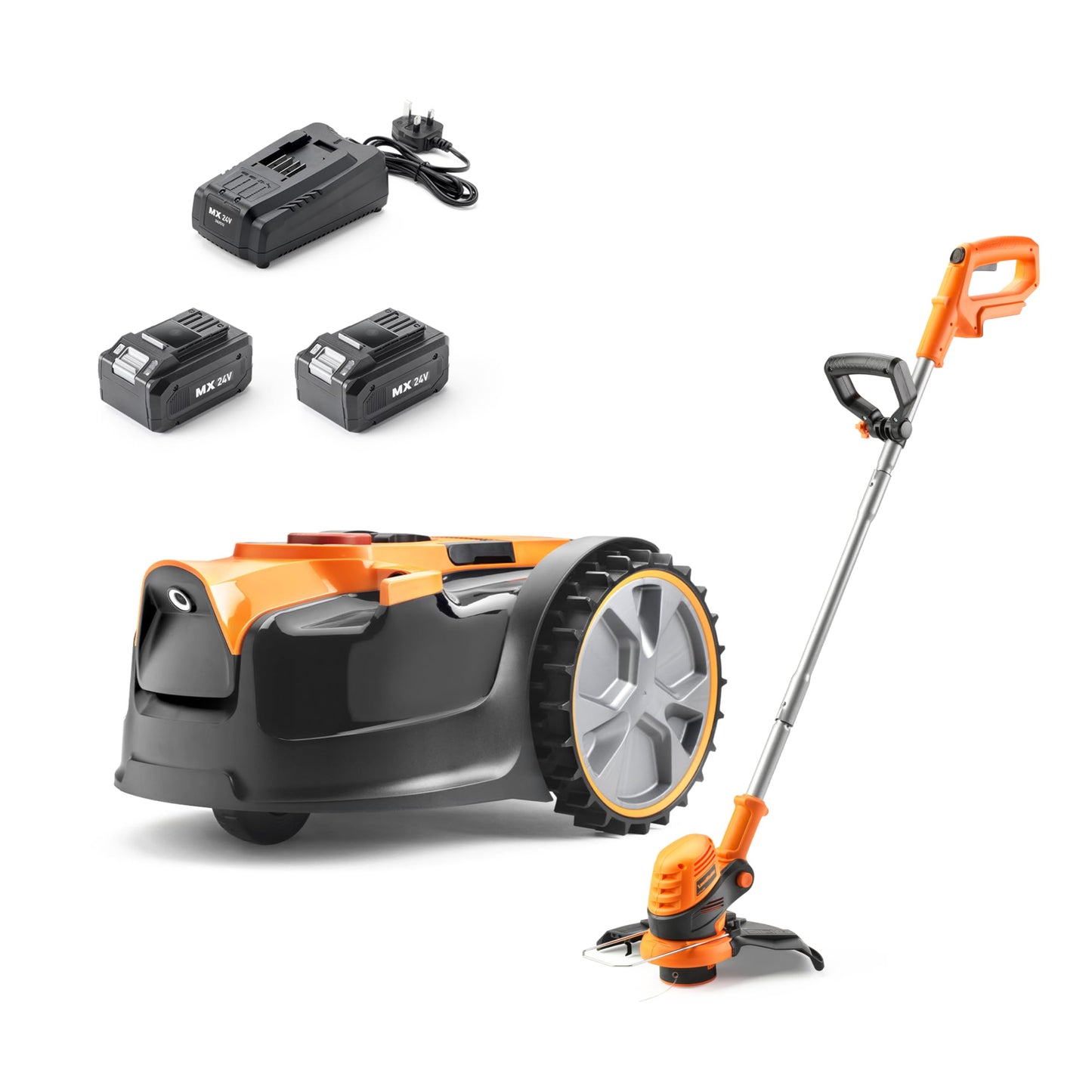LawnMaster OcuMow 16 Vision Robot Lawnmower with Battery & Charger, 150m2