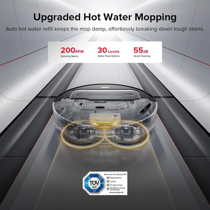 roborock Saros Z70 Robot Vacuum and Mop, OmniGrip Mechanical Arm, AI-Powered, 22,000Pa, 3.14'' Ultra Slim, FlexiArm Riser Technology, AdaptiLift Chassis, Obstacle Avoidance, Multifunctional Dock 4.0