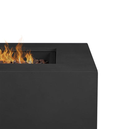 Real Flame Aegean 50″ Rectangle Propane Gas Outdoor Fire Table
