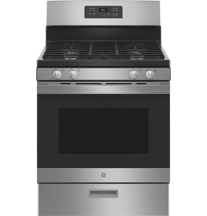 GE 30″ Freestanding Gas Range JGBS61RPSS