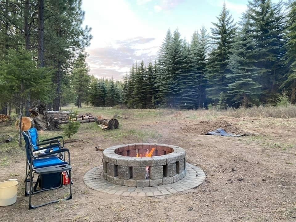 Stonehenge 58 in. x 16 in. Concrete Fire Pit Kit in Northwest Blend