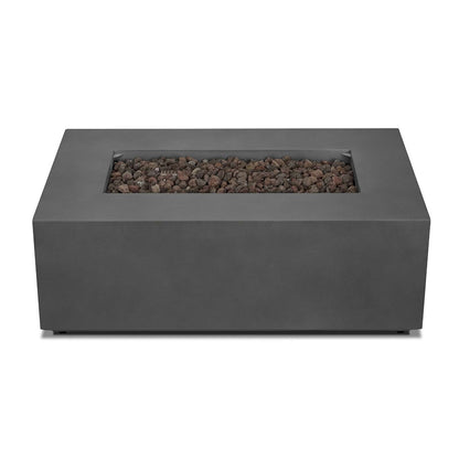 Real Flame Aegean 42″ Rectangle Propane Gas Outdoor Fire Table
