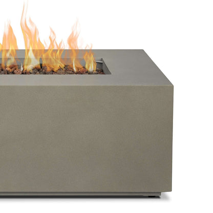Real Flame Aegean 42″ Rectangle Propane Gas Outdoor Fire Table