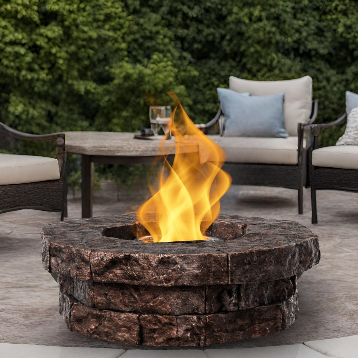 Red Barrel Studio Kimily Propane Outdoor Fire Pit