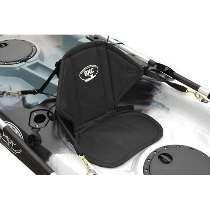 Brooklyn Kayak UH-FK184-GRY 9 ft. 2 in. Sit on Top Single Fishing Kayak Seat And Paddle – Grey Camo