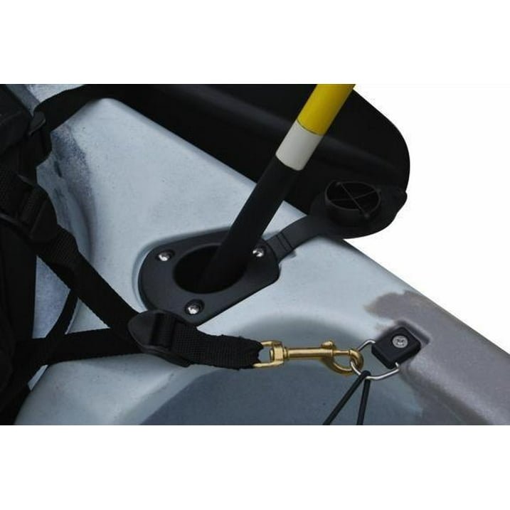 Brooklyn Kayak UH-FK184-GRY 9 ft. 2 in. Sit on Top Single Fishing Kayak Seat And Paddle – Grey Camo