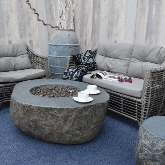 Elementi Boulder Outdoor Fire Pit Table
