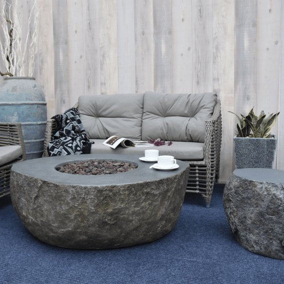 Elementi Boulder Outdoor Fire Pit Table