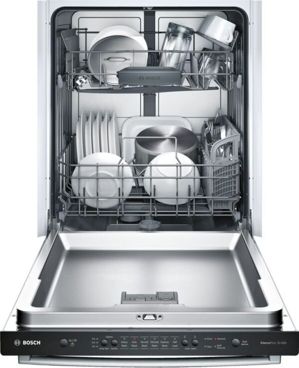 Bosch® Ascenta® Series 24″ Stainless Steel Built In Dishwasher