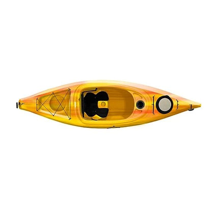 Sun Dolphin Simcoe 10.4, Sit-in Recreational Kayak with Paddle, Tequila Sunrise