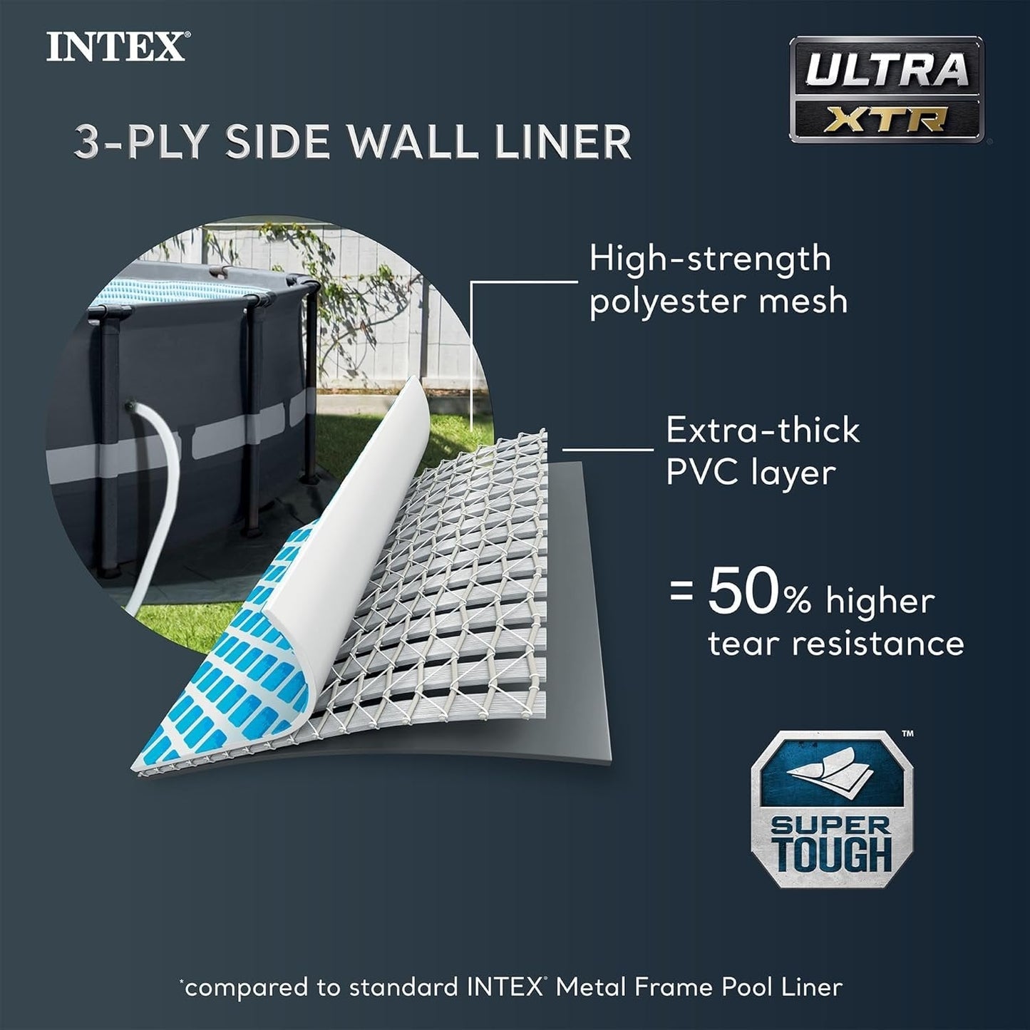 INTEX Ultra XTR Frame Round Above Ground Swimming Pool Set with Pump