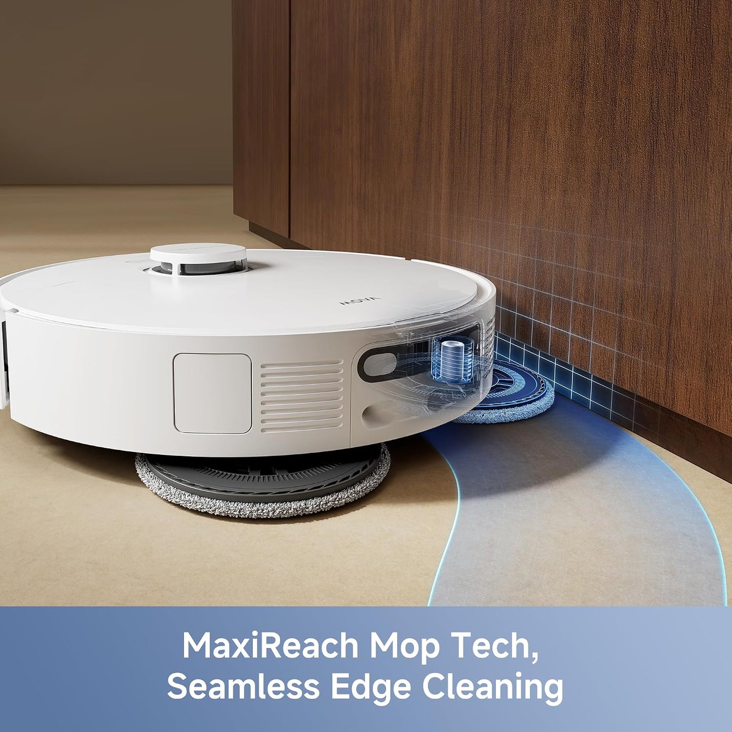 MOVA E40 Ultra Robot Vacuum and Mop, 19000Pa Suction & Anti-Tangle Brushes