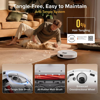 roborock Qrevo S Pro Robot Vacuum Cleaner with Mop, 18,500 Pa Suction