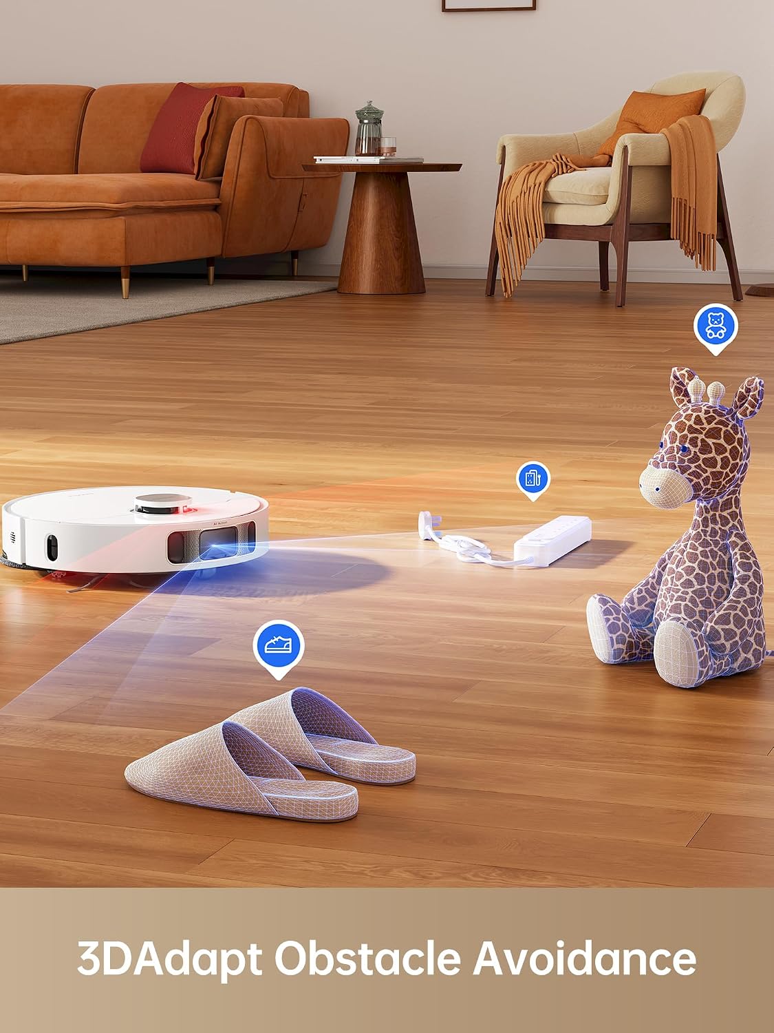 dreame L10s Pro Ultra Heat Robot Vacuum Cleaner, 7000Pa Robotic Vacuums with Mop Extend Technology, AI 3D Navigation, Hot Water Mop Washing, Ideal for Hair, Carpets