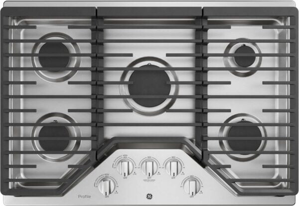 GE Profile PGP7030SLSS 30″ Built-in Gas Cooktop