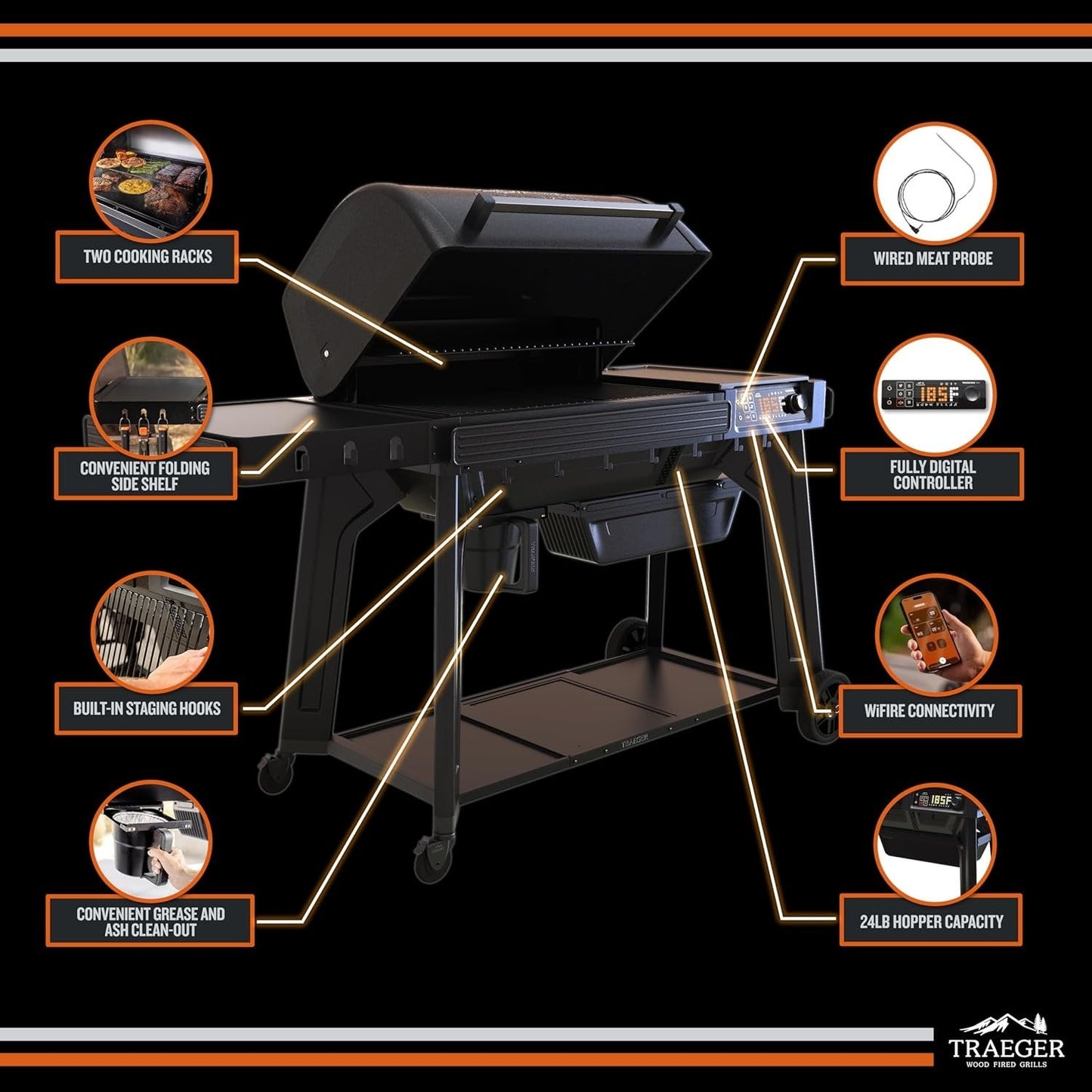 Traeger Woodridge Pro Pellet Grill